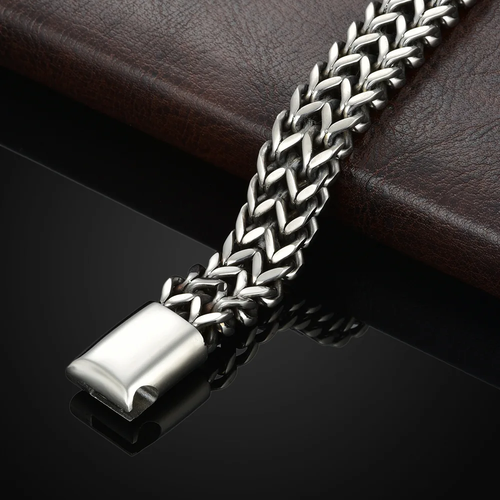 Stainless Steel Braided Double Row Front and Rear Fish Scale Alloy - Image 2