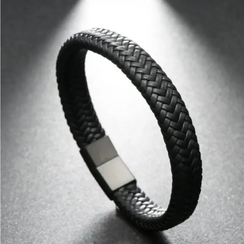 1PC Men's and Women's Fashion Trend Leather Weaving Rope Bracelet - Image 4