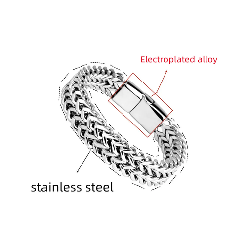 Stainless Steel Braided Double Row Front and Rear Fish Scale Alloy - Image 6