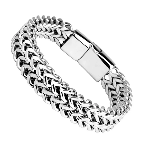 Stainless Steel Braided Double Row Front and Rear Fish Scale Alloy