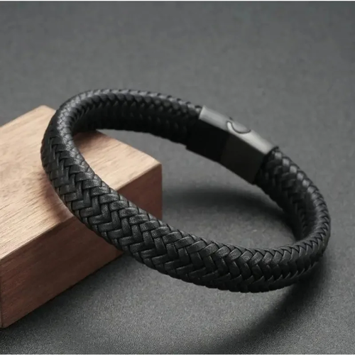 1PC Men's and Women's Fashion Trend Leather Weaving Rope Bracelet - Image 5