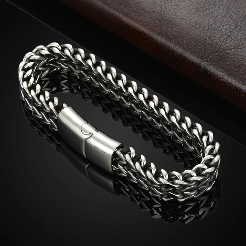 Stainless Steel Braided Double Row Front and Rear Fish Scale Alloy - Image 3